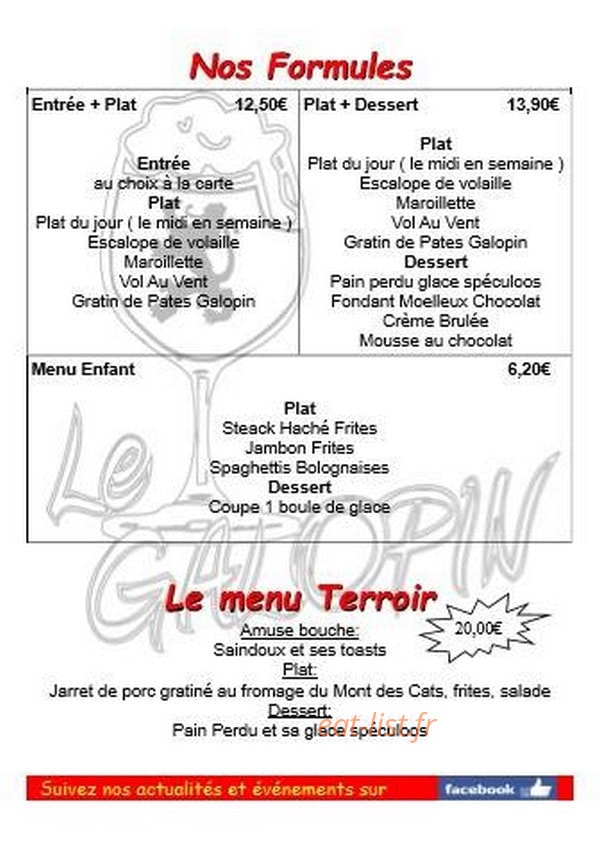 Le Petit Saint Georges — carte page 5