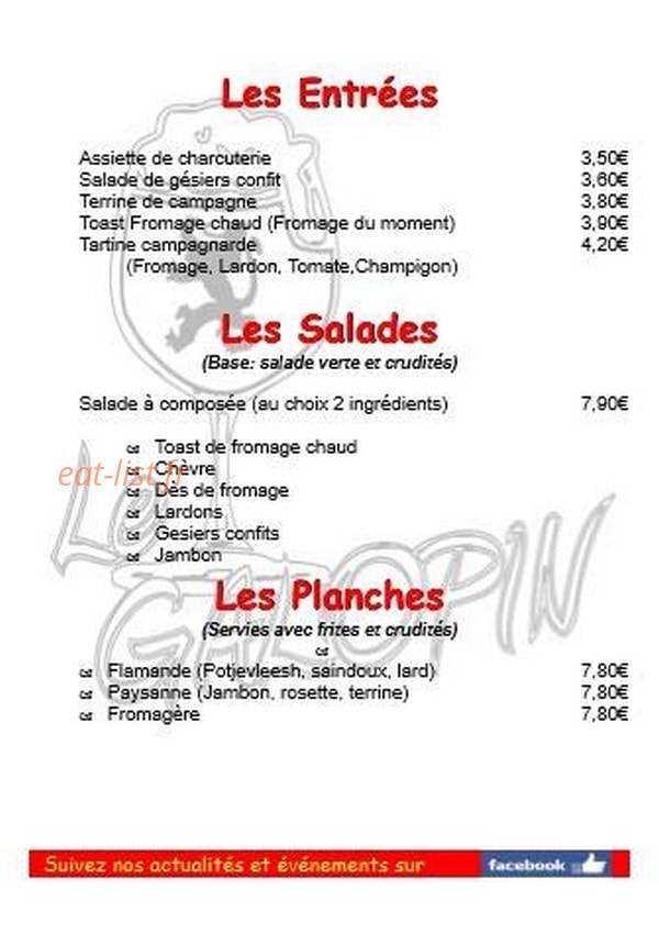 Le Petit Saint Georges — carte page 6