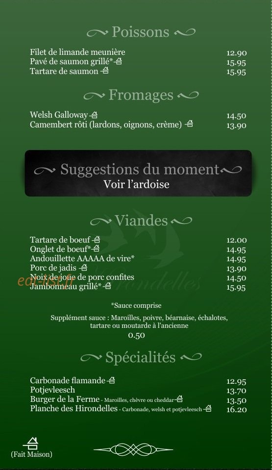 La ferme des hirondelles — carte page 2