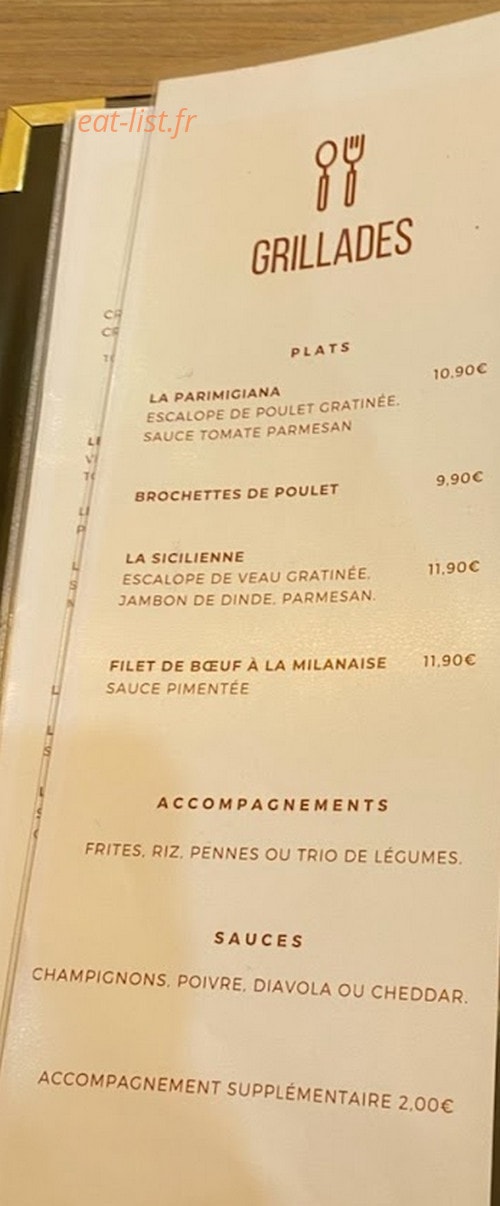 Green gourmet — carte page 2