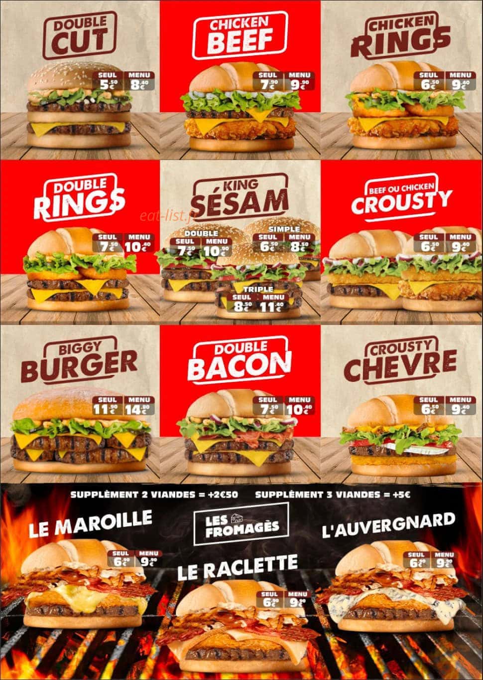 Grill Burger — carte page 2
