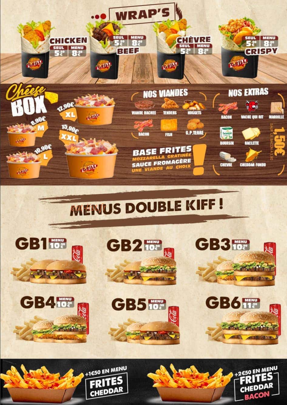 Grill Burger — carte page 3