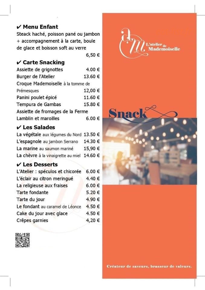 L'atelier de Mademoiselle — carte page 2