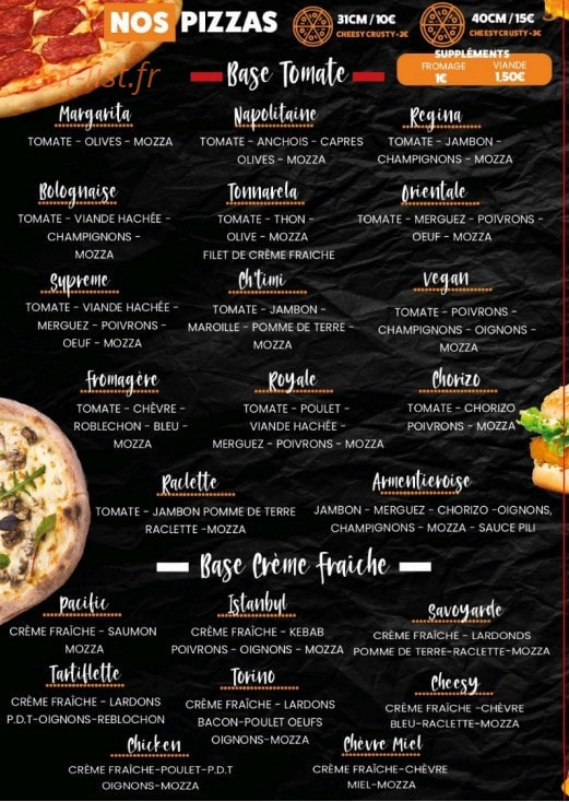 La casa del food — carte page 2