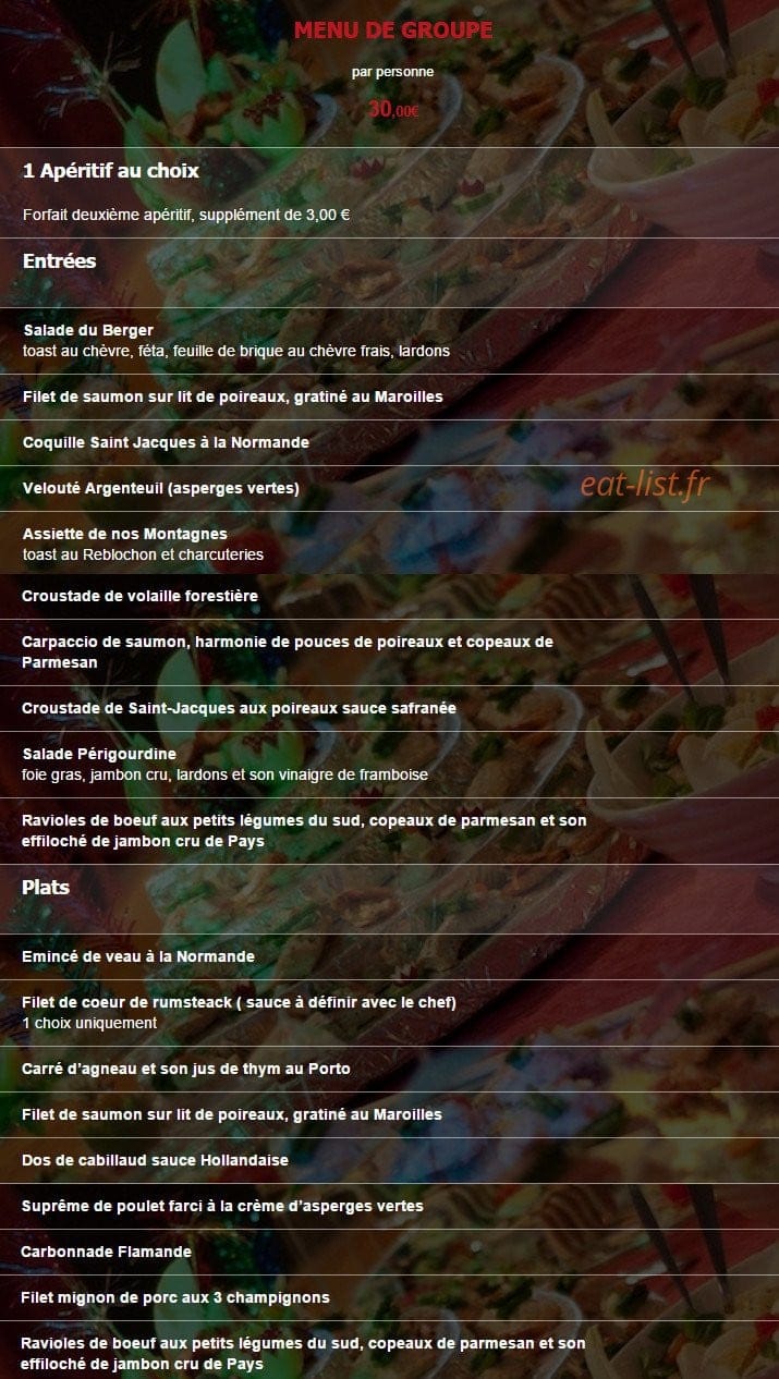 La Guinguette — carte page 9