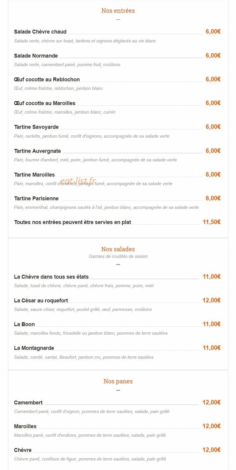 La Tentation du Renard — carte page 1