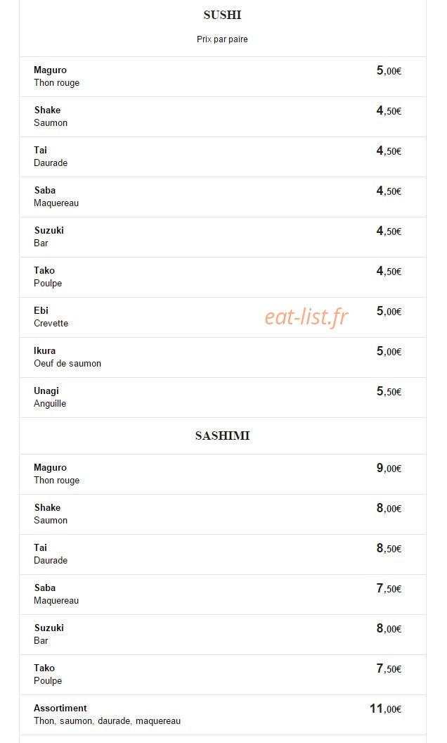 Ginza — carte page 5