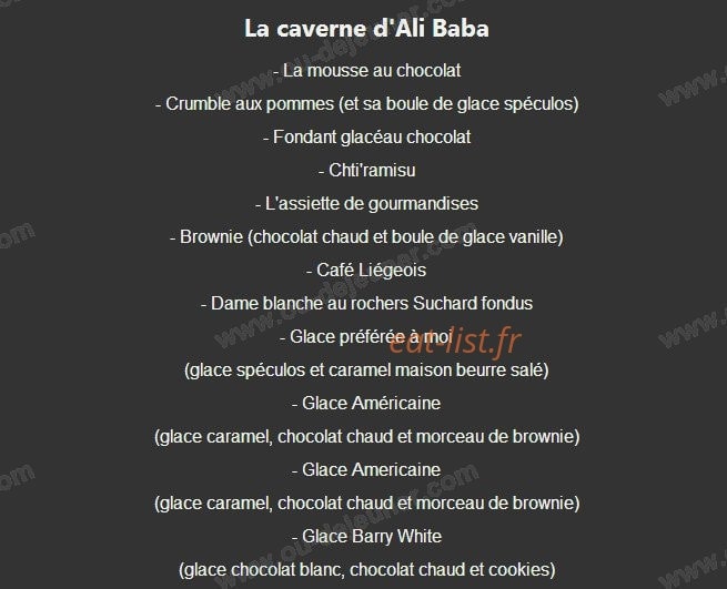 L' Amiral — carte page 5