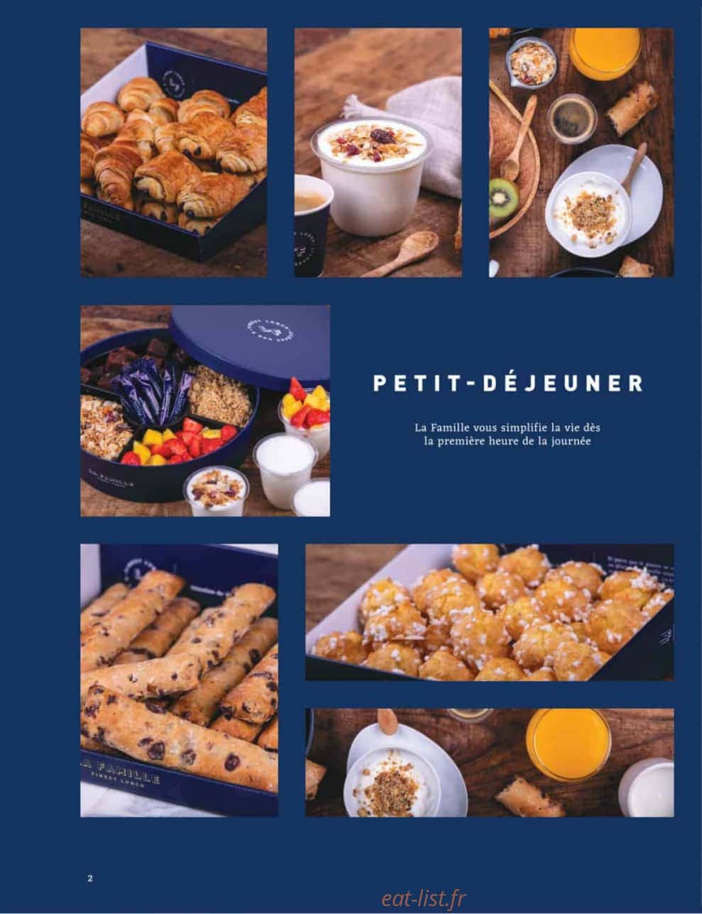 La Famille Finest Lunch — carte page 2
