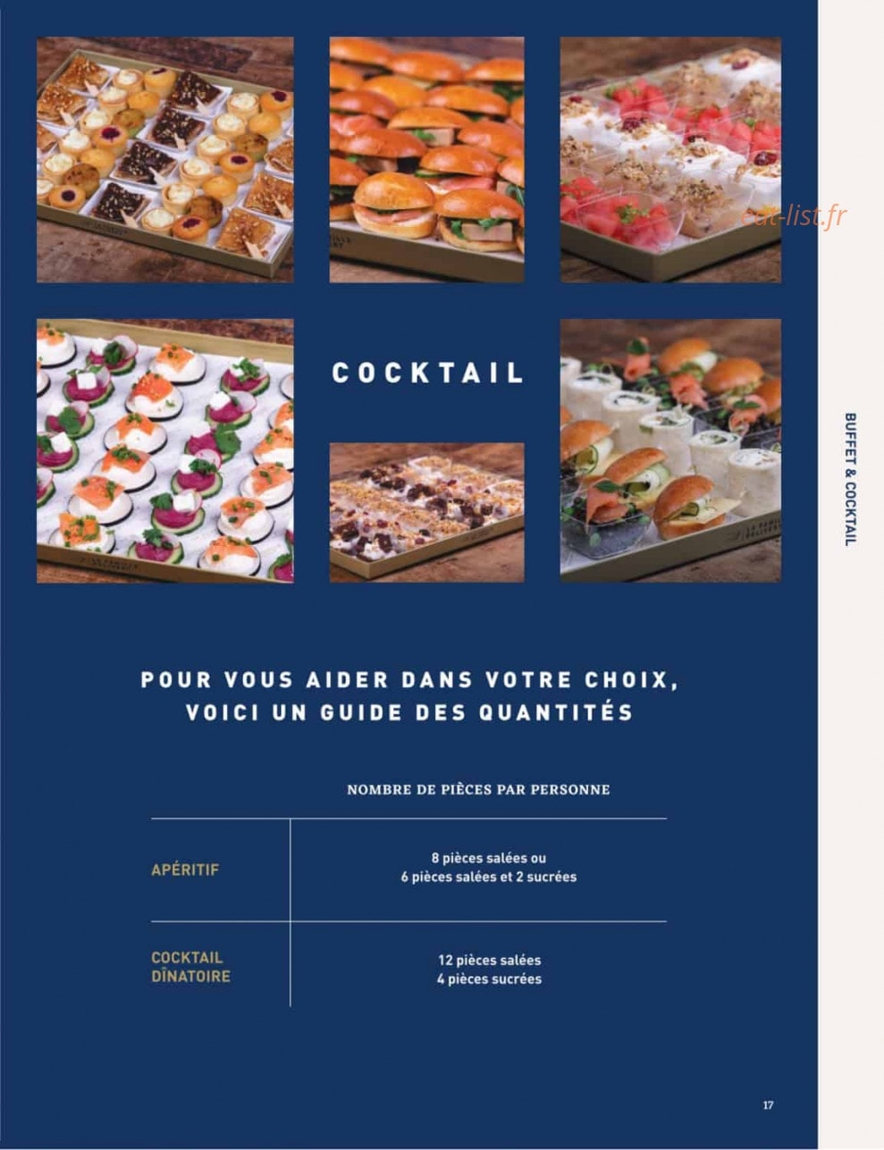 La Famille Finest Lunch — carte page 17