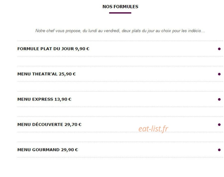 Le Théâtr'al — carte page 1