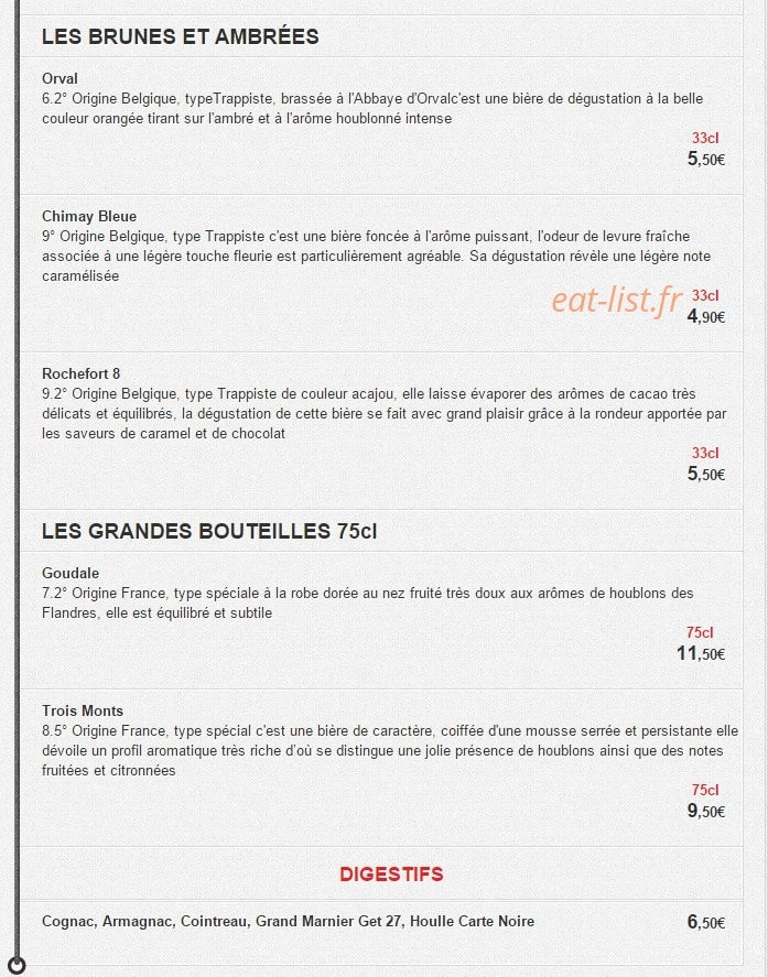 O'Charolais — carte page 12