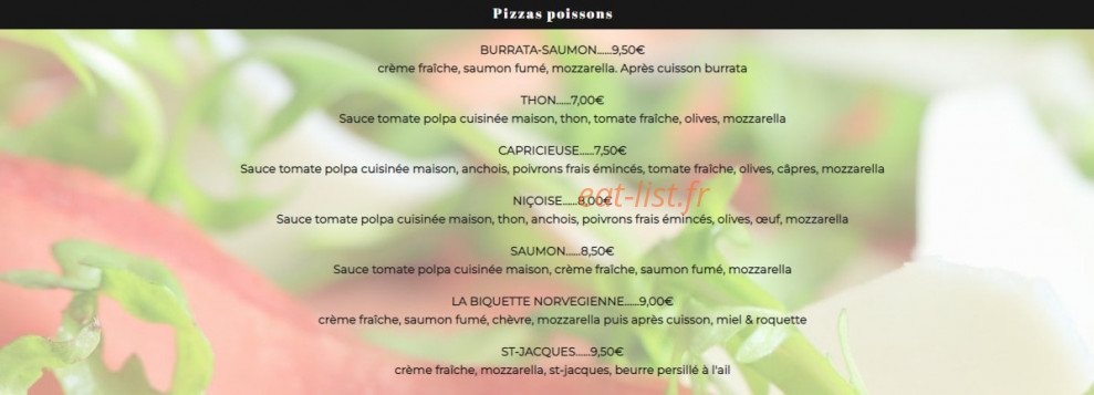 Pizza Enzo — carte page 4