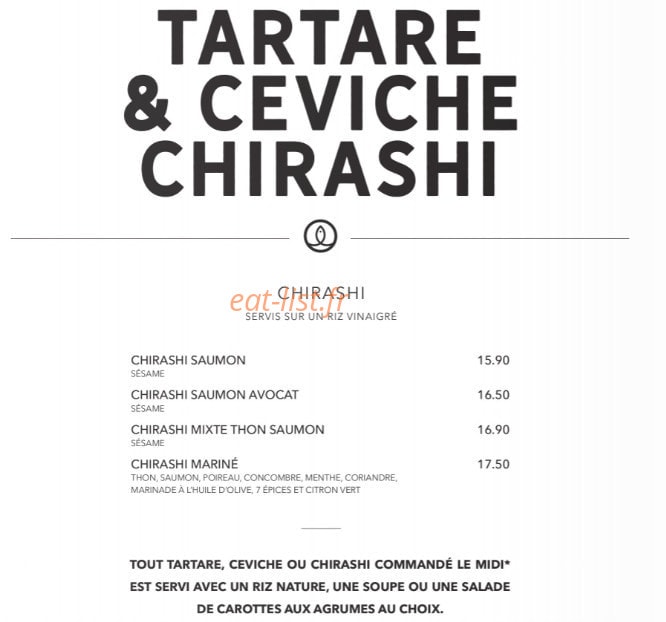 Sushi Shop — carte page 30