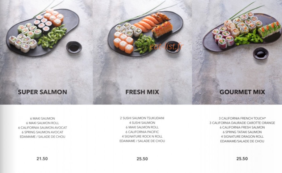 Sushi Shop — carte page 12