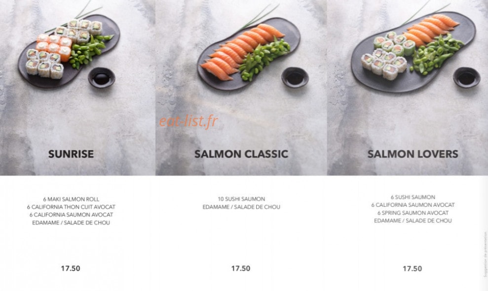 Sushi Shop — carte page 10
