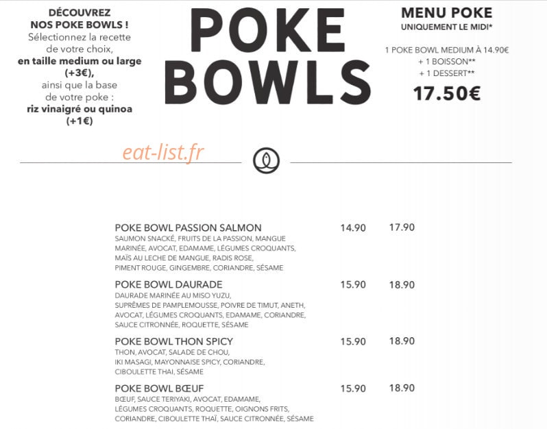 Sushi Shop — carte page 32