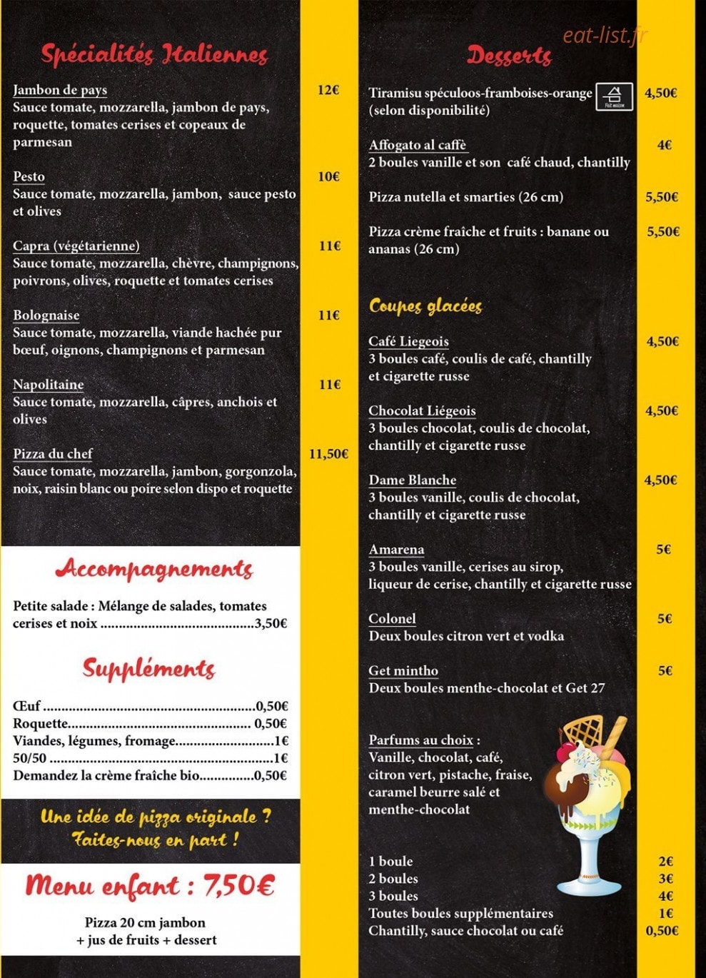 Chez Paule — carte page 3