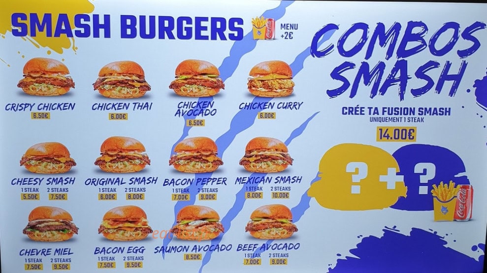 Alpha Burger — carte page 4