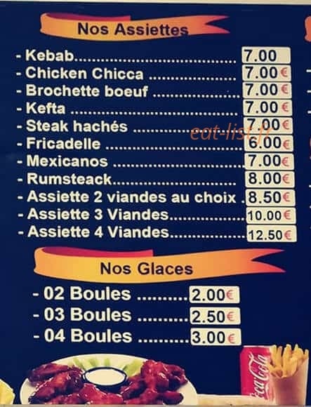 Ch'ti Kebab — carte page 5