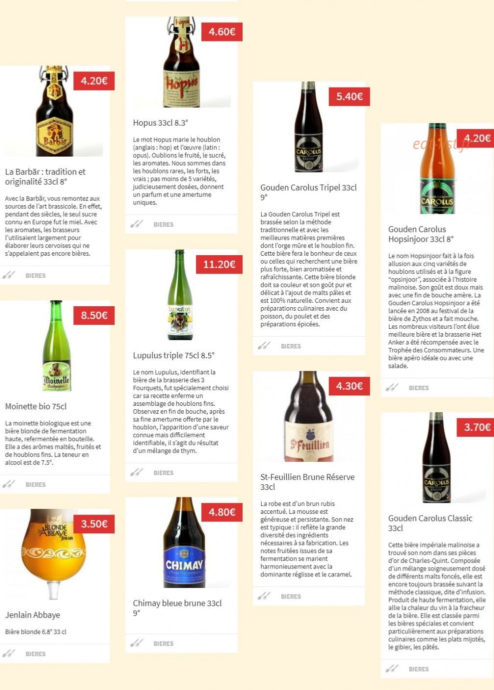 Chez Mon Vieux — carte page 12