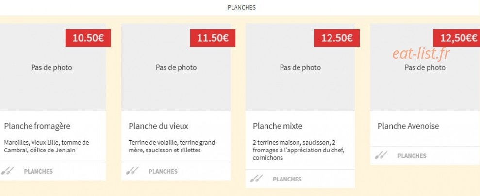 Chez Mon Vieux — carte page 6
