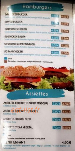 Choko resto — carte page 5