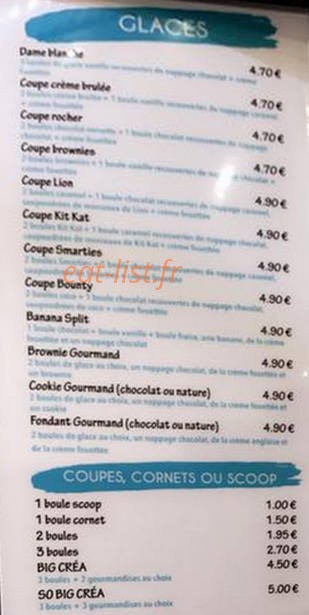 Choko resto — carte page 10