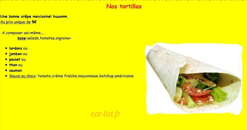 Chrono Pizza — carte page 6