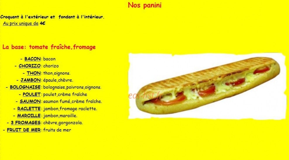 Chrono Pizza — carte page 5