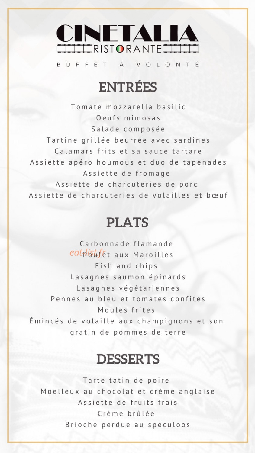 Cinetalia — carte page 2