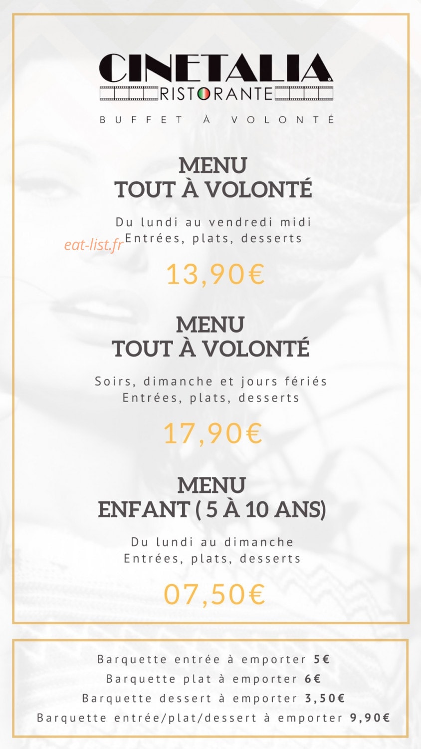 Cinetalia — carte page 1