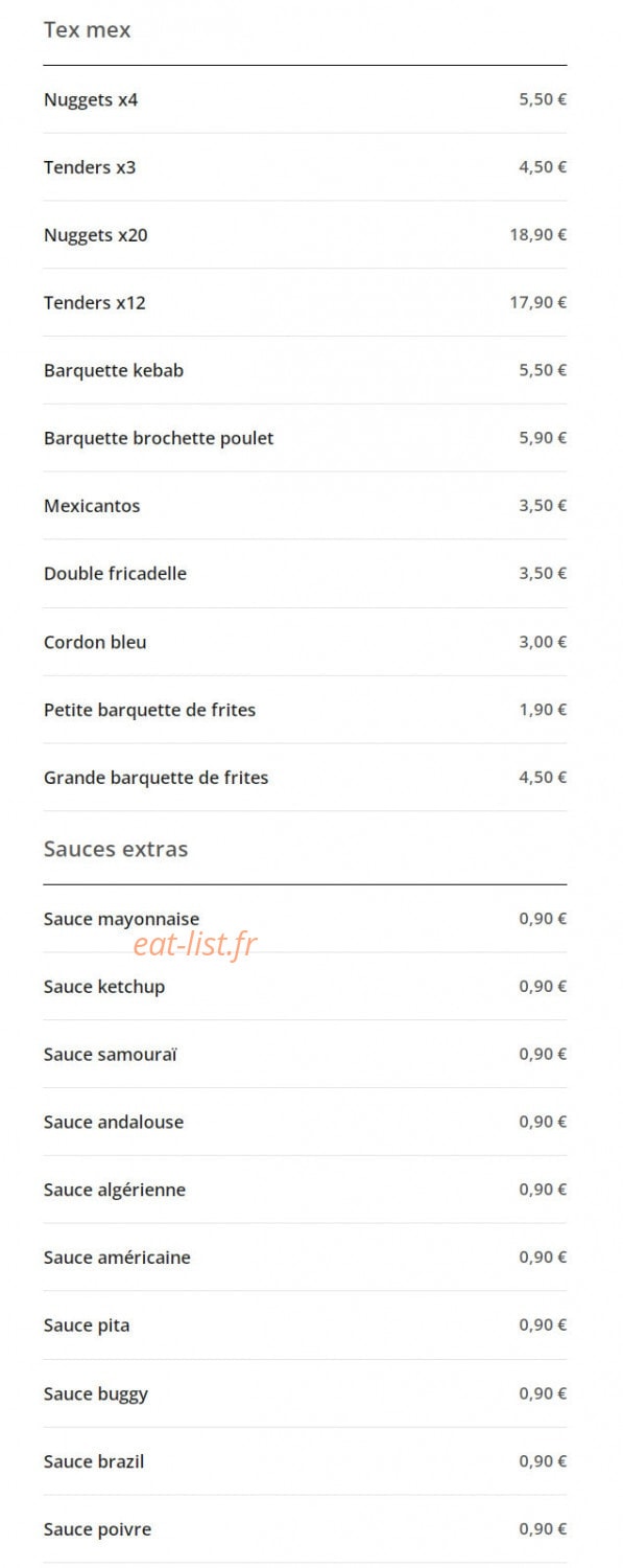 Eat & Game — carte page 7