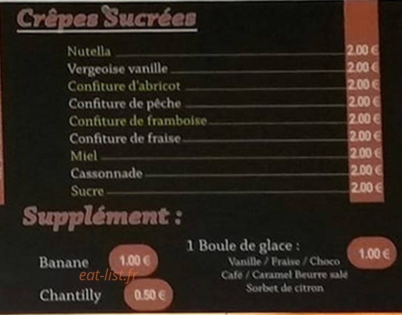 Fresh Fast Food — carte page 3