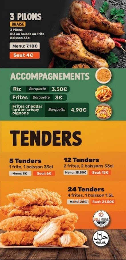 Grill House — carte page 6