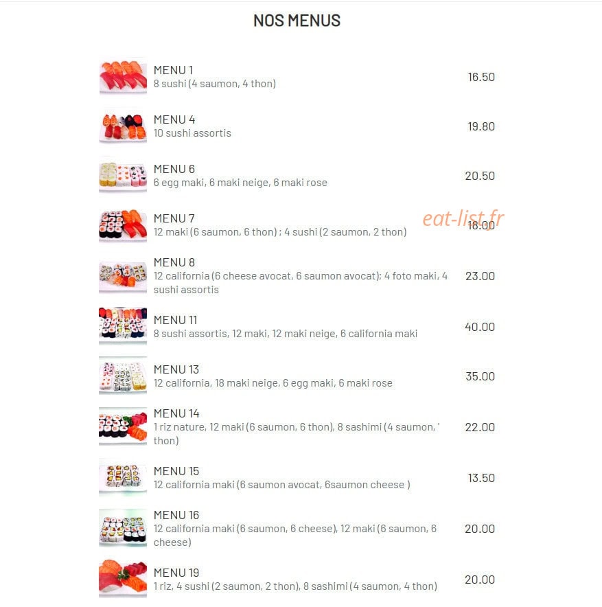 Kitayama — carte page 2