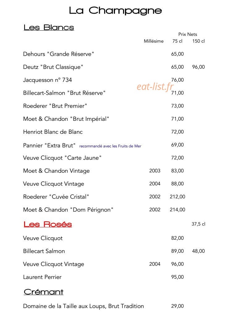 L'Escargot — carte page 7