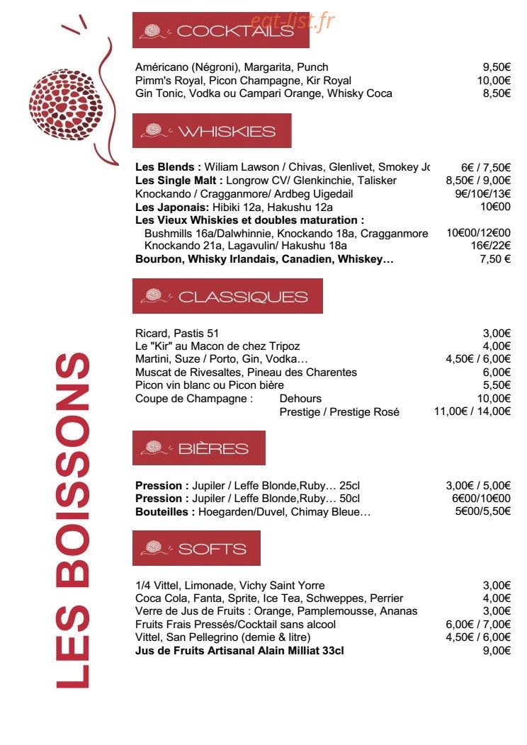 L'Escargot — carte page 5