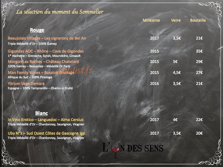 L'Un des Sens — carte page 2
