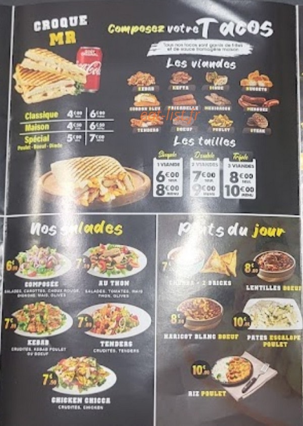 La Bonne Grillade — carte page 3