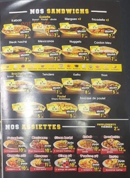 La Bonne Grillade — carte page 4