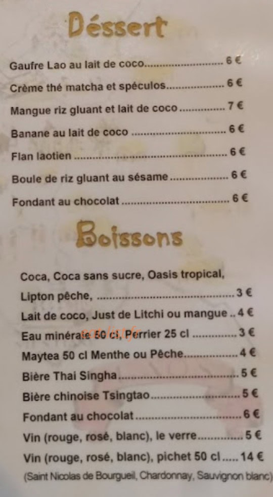La Fleur du Mékong — carte page 6