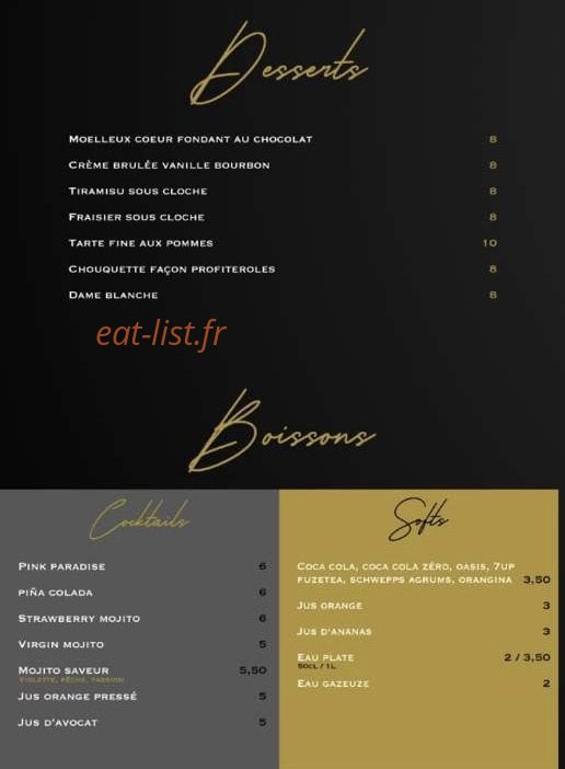La Maison De la Grillade — carte page 2