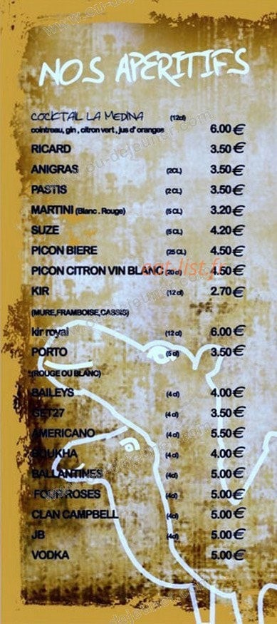 La Médina — carte page 3
