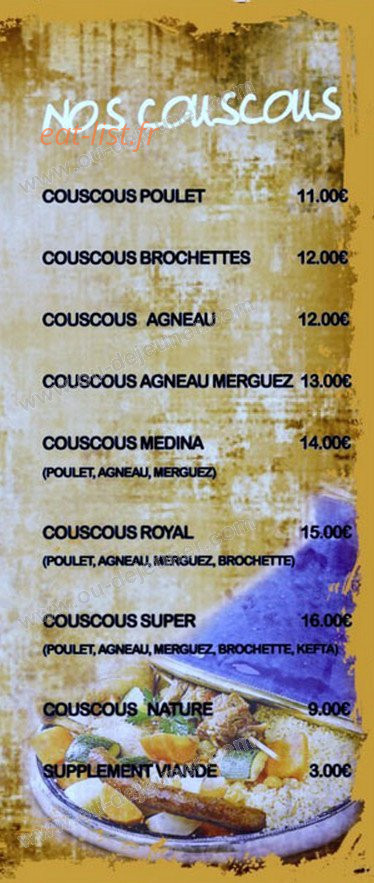 La Médina — carte page 8