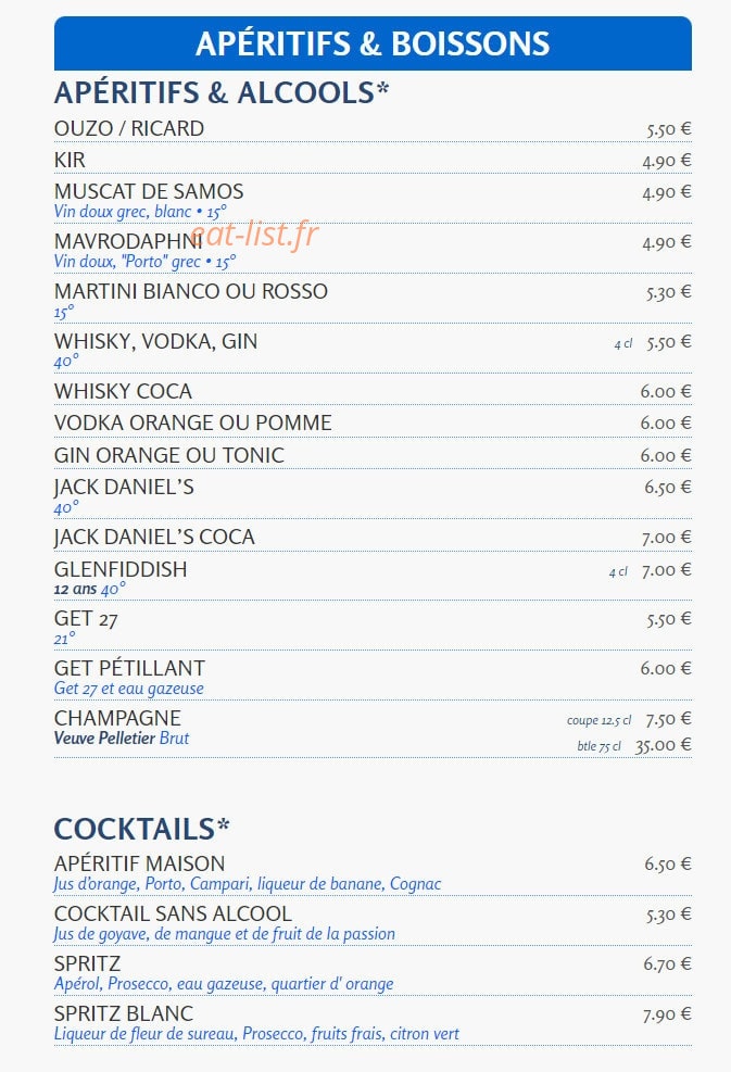 La Plaka — carte page 2