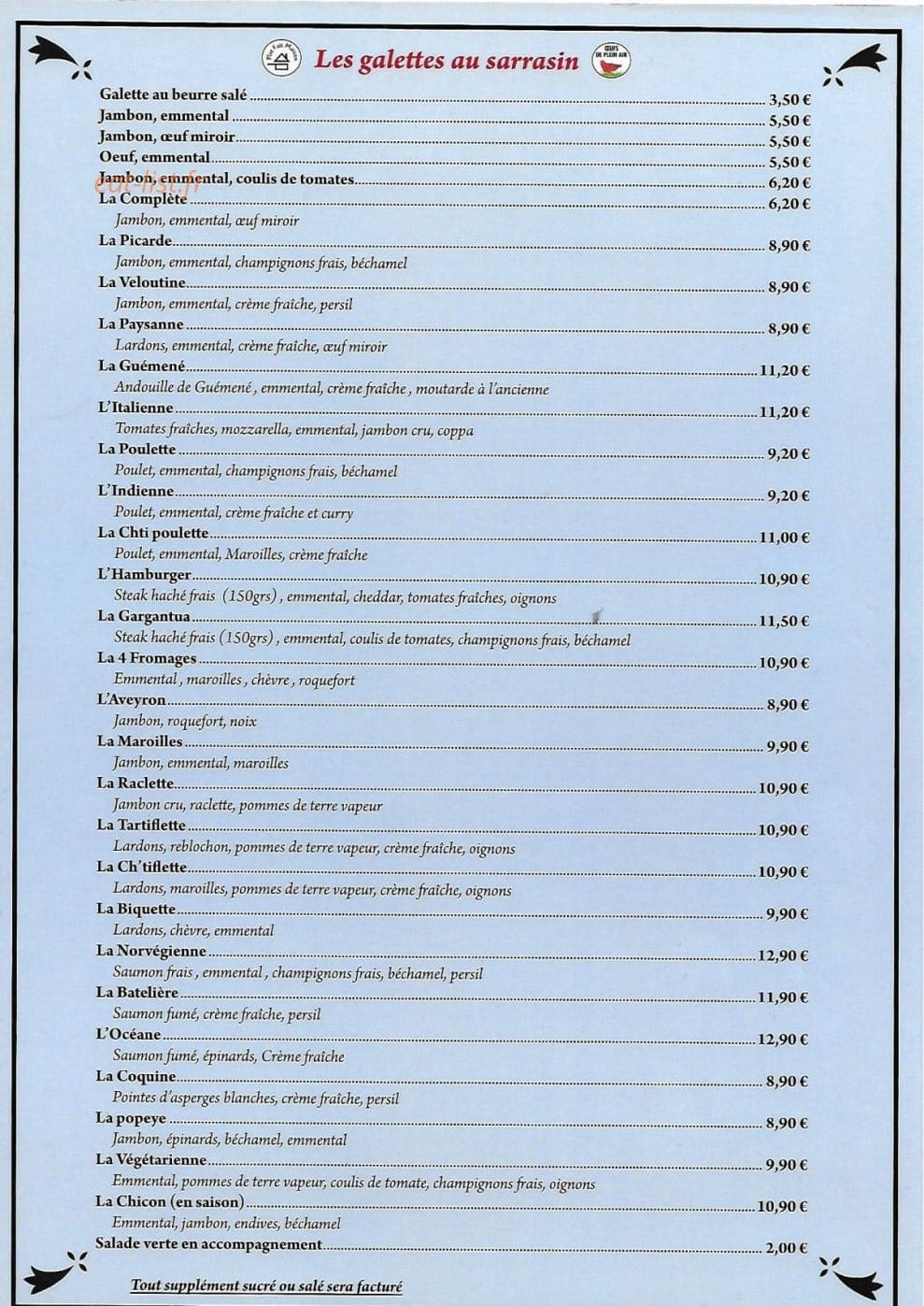 La Sarrazine — carte page 1