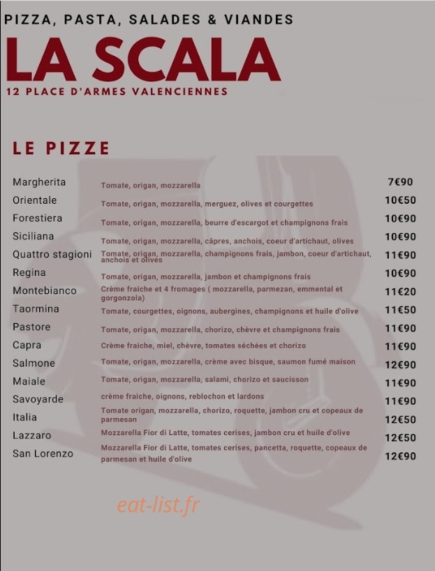 La Scala — carte page 2