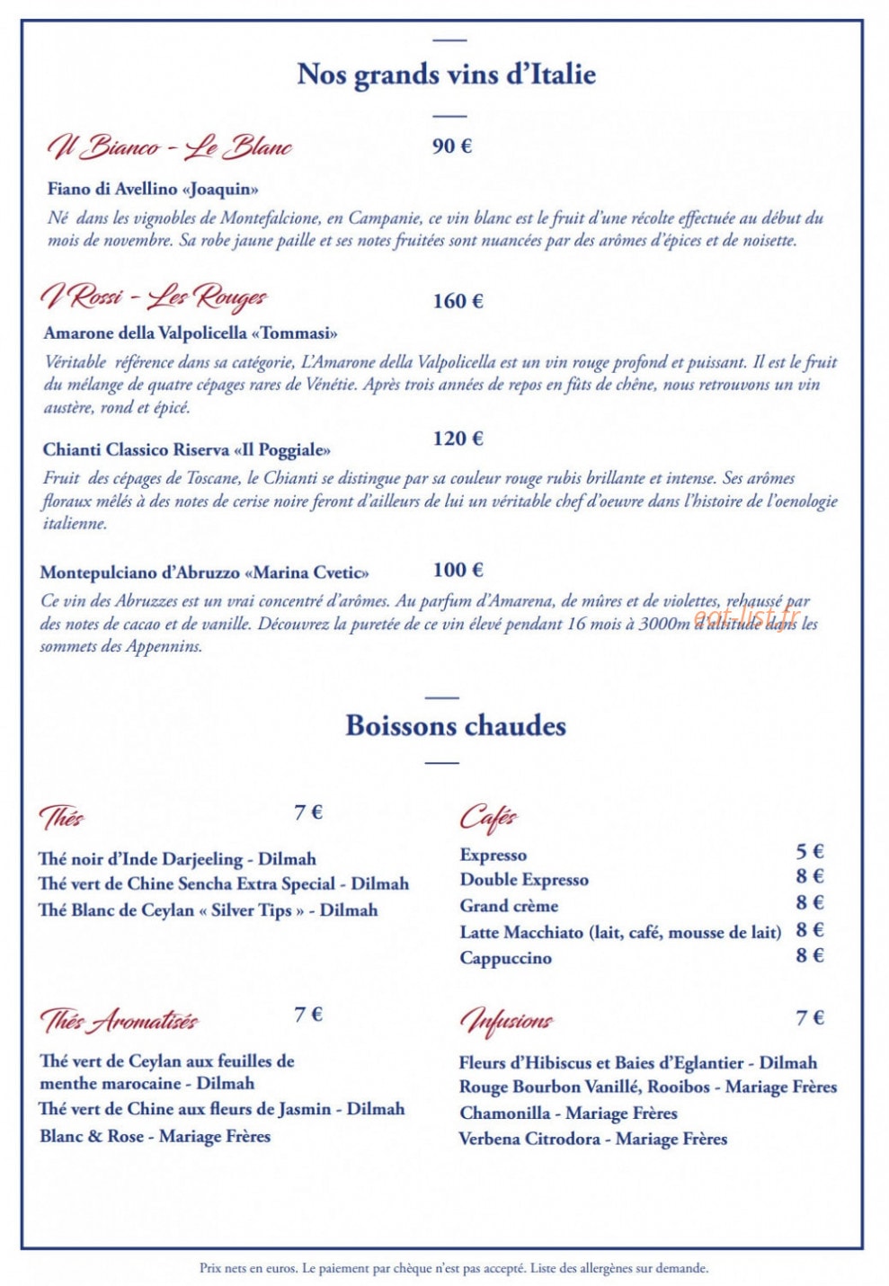 La Storia — carte page 6