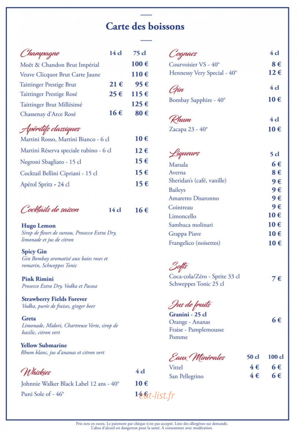 La Storia — carte page 4